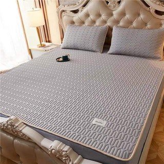 Chiếu điều hoà cao su non tặng kèm 2 vỏ gối
