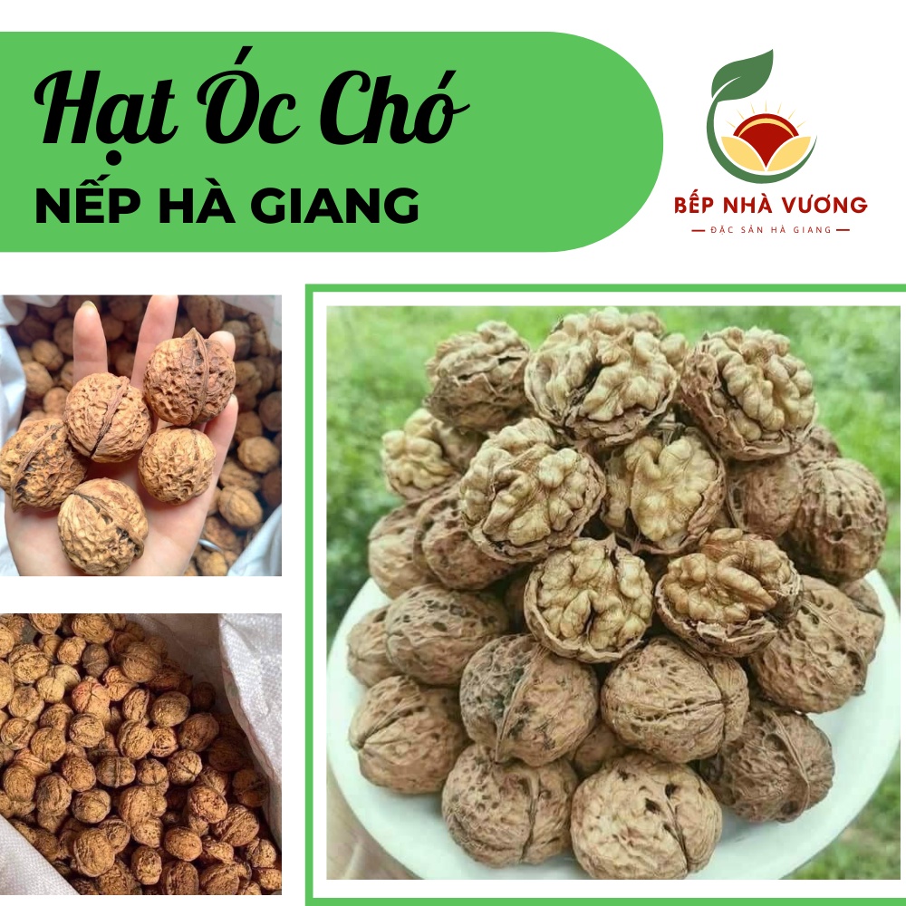 Hạt óc chó tách vỏ Hà Giang, hạt óc chó nếp tách vỏ Hà Giang, Hạt Dinh Dưỡng Tốt cho Sức Khỏe 500g- Bếp Nhà Vương