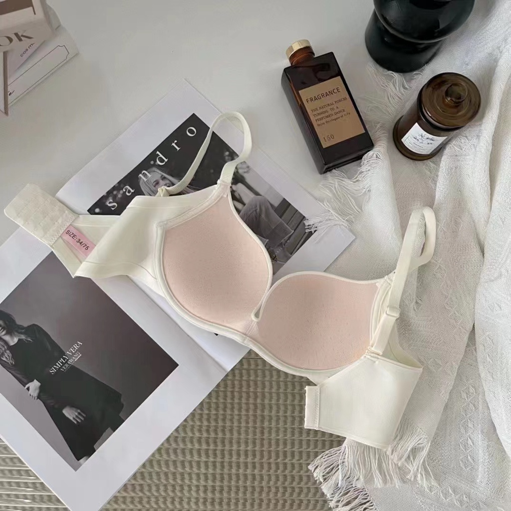 Áo Lót 3D Cúp Ba Chiều Không Đường May Mềm Mại Thoáng Khí Thoải Mái Có Vòng Thép Nâng Ngực 32 / 70AB Pass Cup-38 / 8