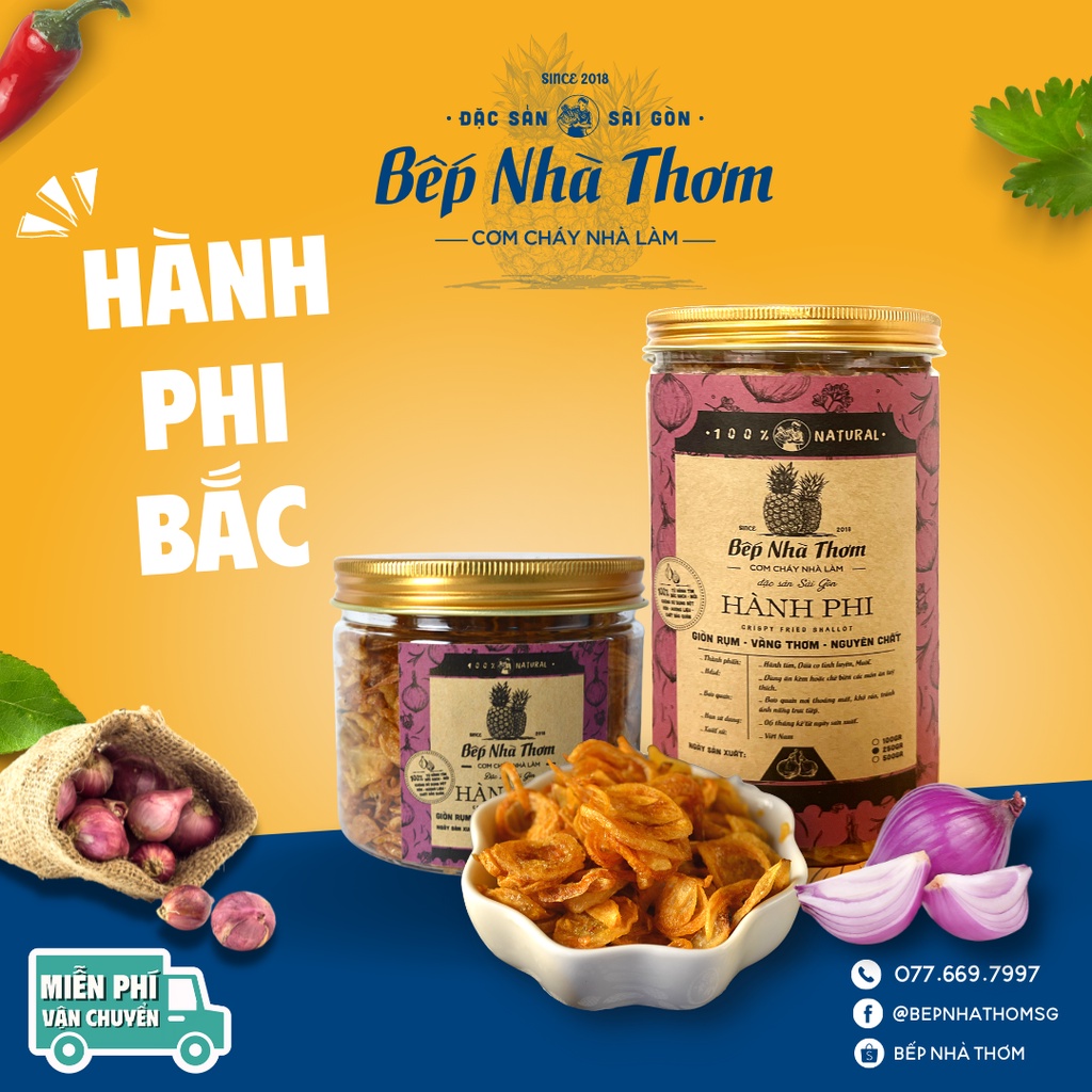 HÀNH PHI BẮC 100G - BẾP NHÀ THƠM