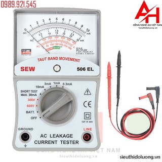 Đồng hồ đo rò rỉ dòng điện sew 506el