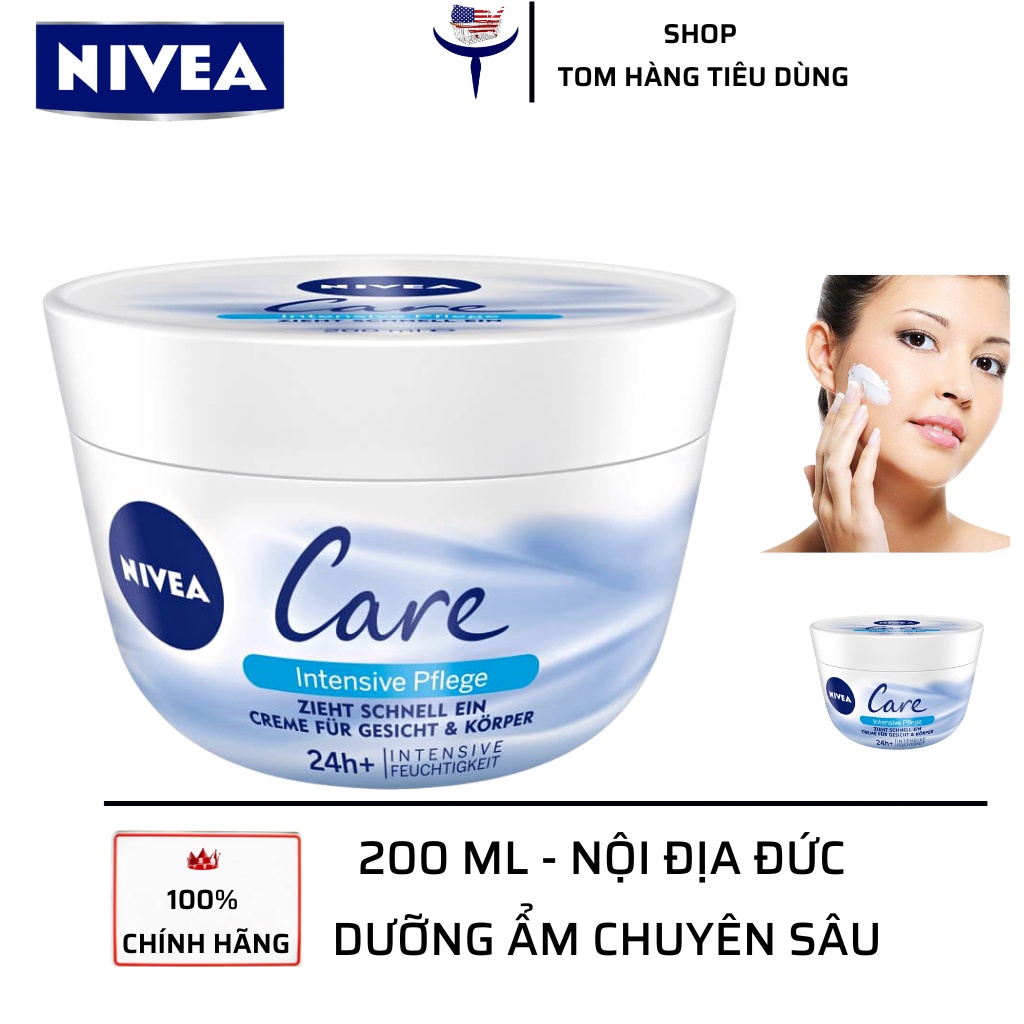 Kem dưỡng ẩm Nivea Care Intensive Pflege 200 ml