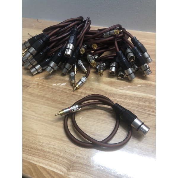 Dây Jack Canon Cái Ra AV , Canon đực - Cái, kết nối Ampli ra vang, cục đẩy ra vang, vang ra sub