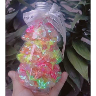 kẹo giáng sinh Lọ kẹo cây thông mùa giáng sinh 225g , kẹo điều ước