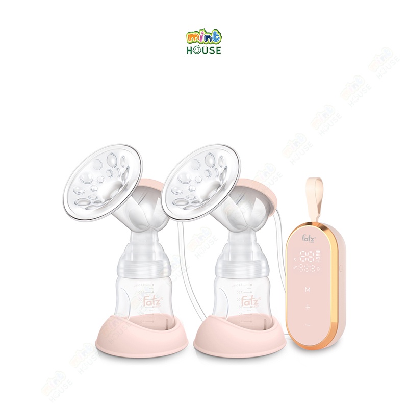 FATZBABY Máy hút sữa điện đôi Resonance 5-màu Hồng, màu gương FB1180VN-H FB1180VN-G - Cửa hàng mẹ và bé Mint House