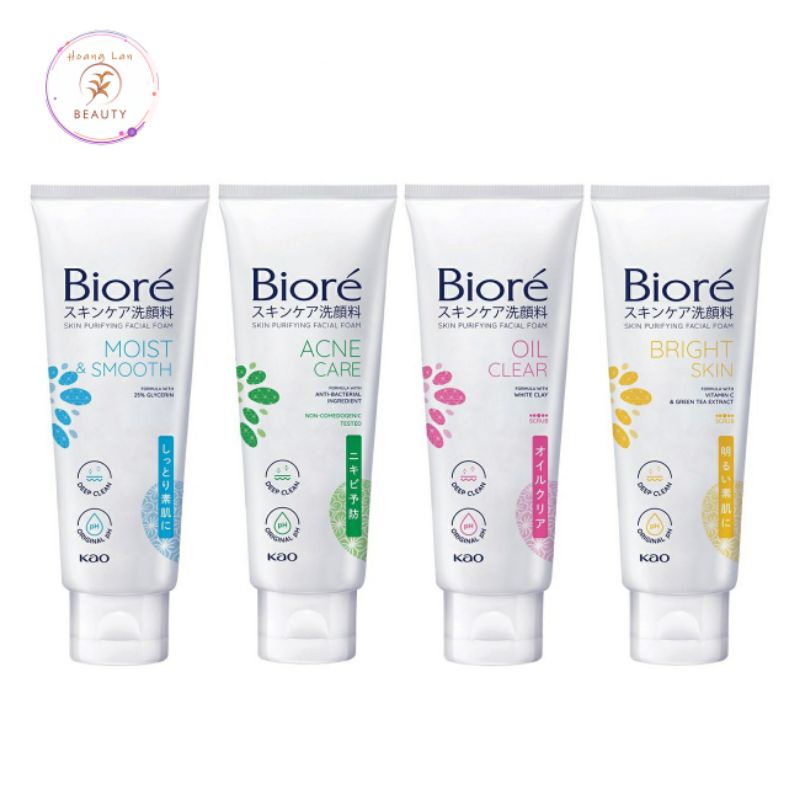 Sữa Rửa Mặt Bioré 50gr & 100gr