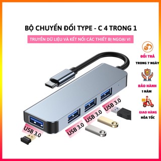 HUB Type C và HUB USB 3.0 tốc độ cao cổng chia usb mở rộng kết nối chuyển đổi cho laptop táo Laptop PC