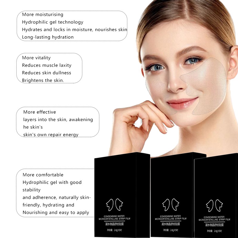 Miếng Dán microcrystalline Nước Đàn Hồi Dưỡng Ẩm Nâng Cơ Làm Săn Chắc Da Chống Nếp Nhăn Và Quầng Thâm Mắt