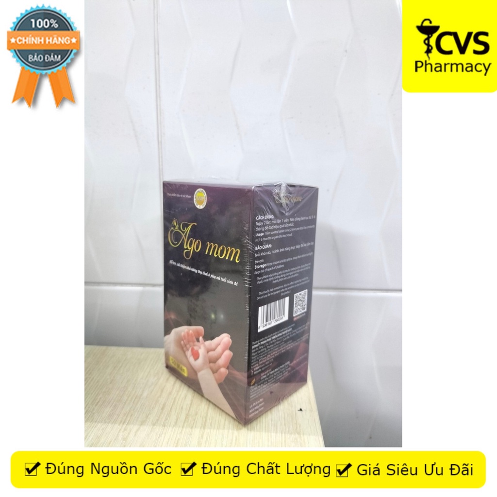 Ago Mom (50 Viên) hỗ trợ bổ sung dưỡng chất cần thiết cho cơ thể - CVS Pharmacy