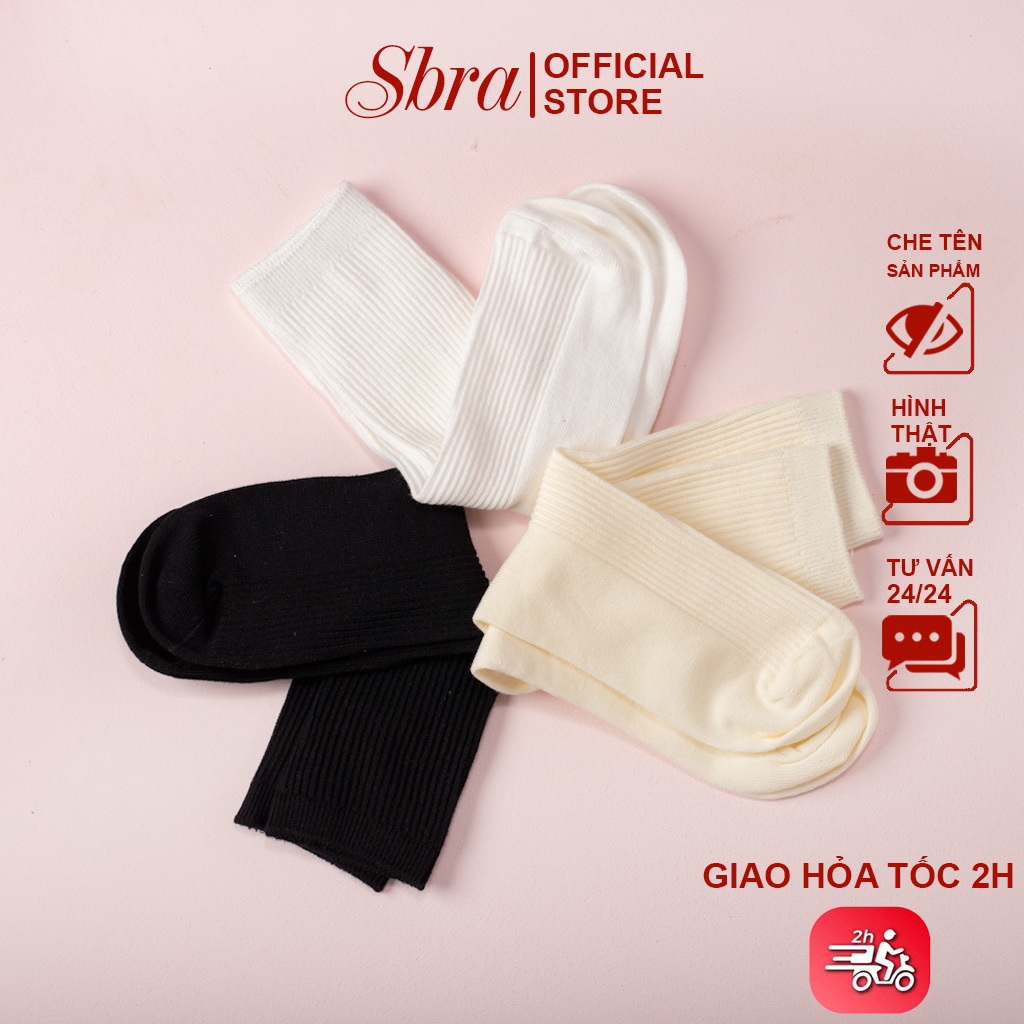 Tất Vớ Nữ Cotton Sbra  Co Giãn Mềm Mịn Ôm Chân  TC17