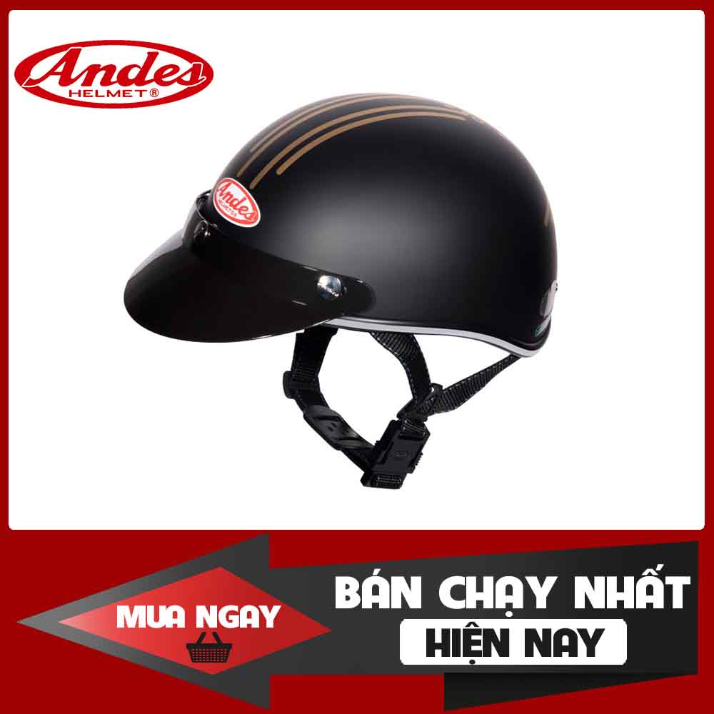 Mũ bảo hiểm nửa đầu Andes haly W211