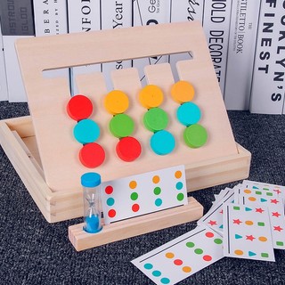 Đồ chơi game logic 4 màu - bộ đồ chơi học toán hình học logic