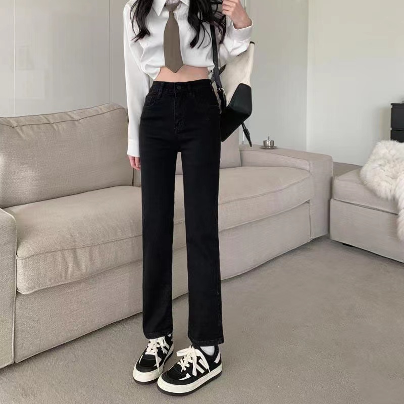 Quần Jeans Nữ Lưng Cao Thời Trang Hàn Quốc