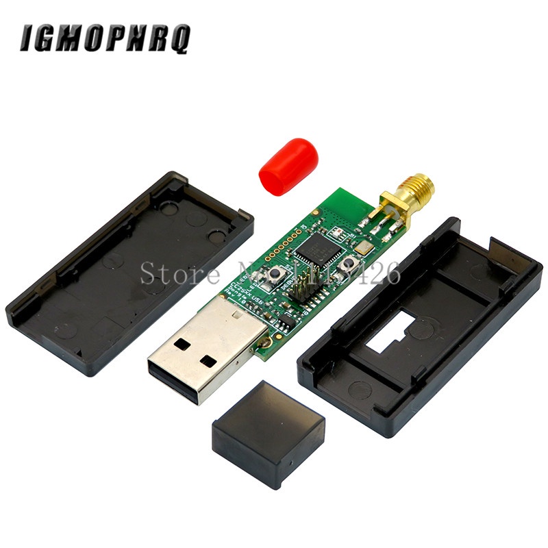 Mô Đun Phân Tích Giao Diện USB Zigbee CC2531 CC2540 Không Dây Vỏ Đen