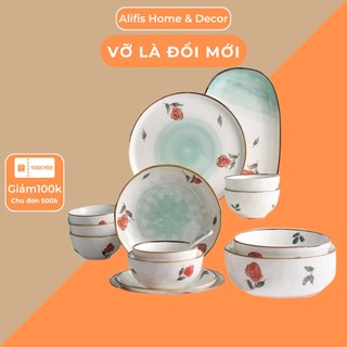 Bát sứ , tô sứ men tiêu cao cấp phong cách Bắc Âu Alifis
