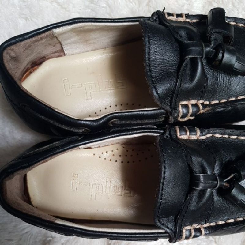 GIÀY SI MỌI  BÉ TRAI DA THẬT- SZ 17CM