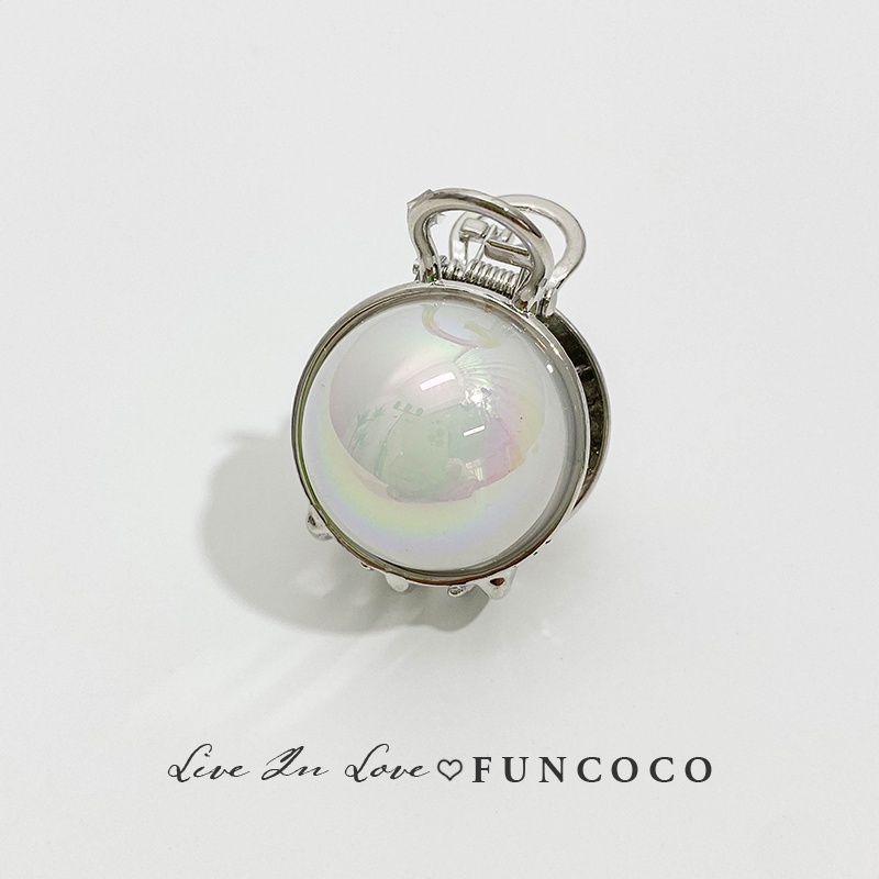 Kẹp Tóc Hình Tròn Lấp Lánh Thời Trang Cho Nữ