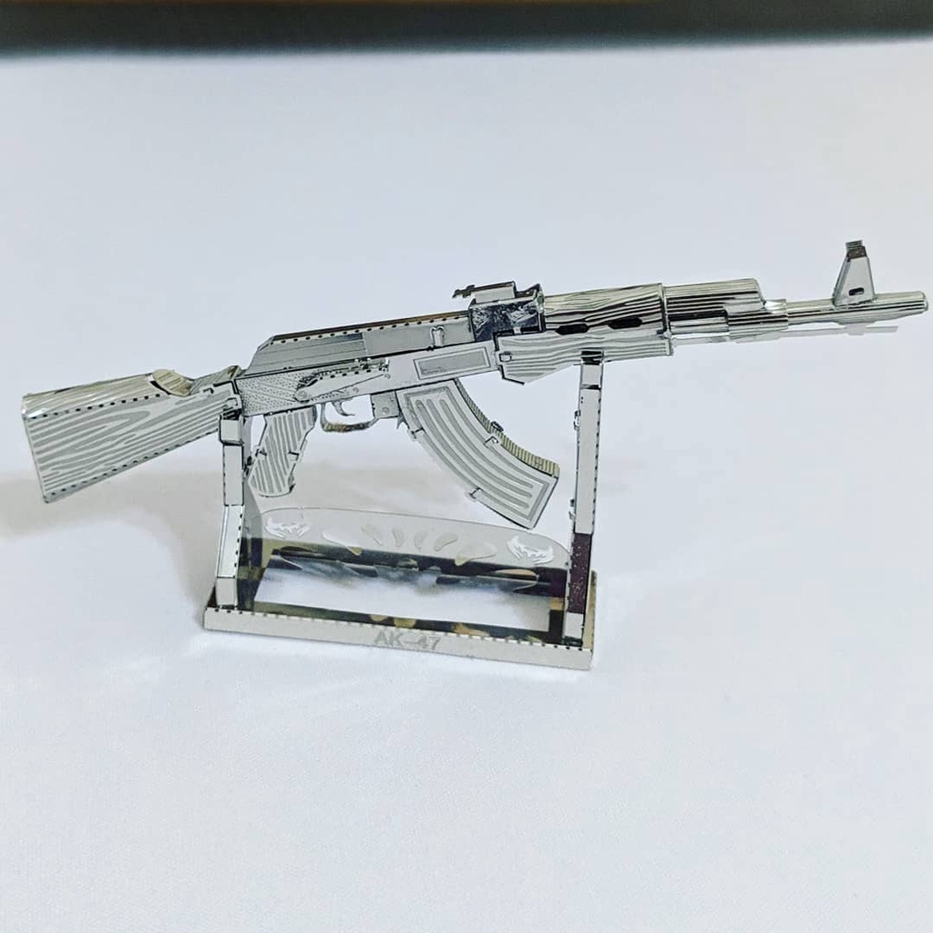 Mô Hình Kim Loại Lắp Ráp 3D AK-47 [Chưa Lắp]