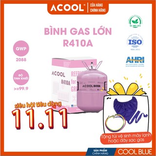 Gas Lạnh ACOOL R410A bình 11,3 kg- MÁY LẠNH MÁY ĐIỀU HÒA