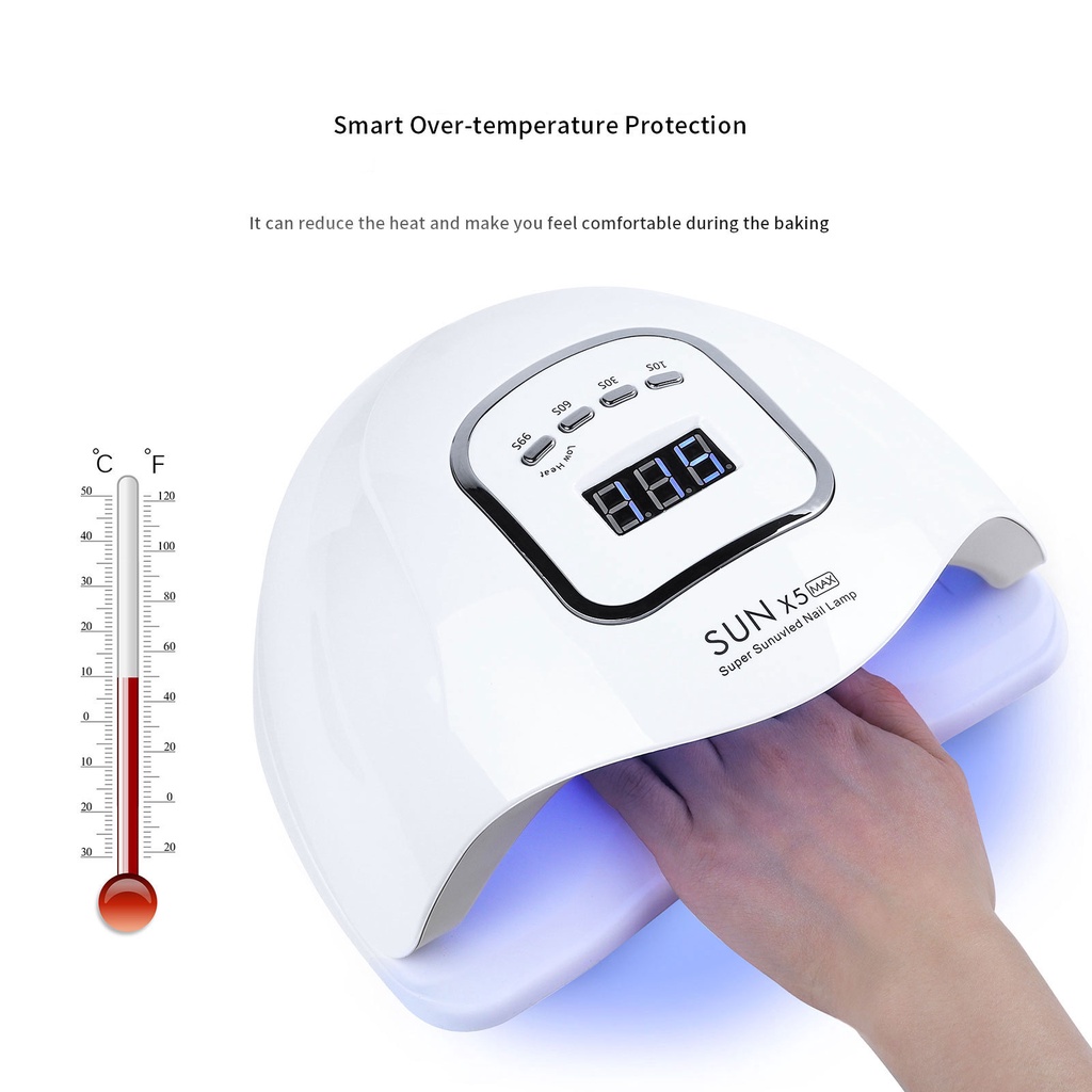 Máy hơ gel  đèn led 48W-220W SUN 5 - SUN X7 MAX