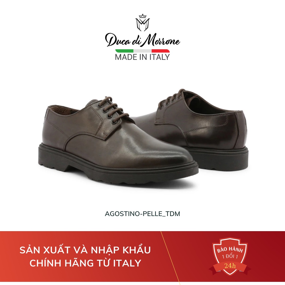 Giày Tây Nam Derby Công Sở Đế Dày Cao Cấp DUCA DI MORRONE Nhập Khẩu Chính Hãng Từ Ý - Made In Italy – AGOSTINO-PELLE