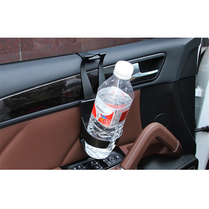Giá Đỡ Cốc Nước Gắn Xe Hơi Tiết Kiệm Không Gian Chất Liệu Nhựa PVC Màu Đen Dễ Lắp Đặt, Bền Bỉ, Tiện Lợi