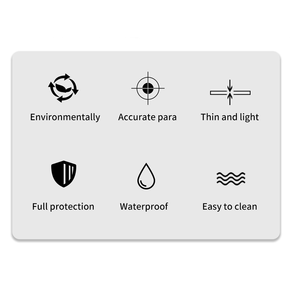 Miếng Dán Bảo Vệ Bàn Phím Máy Tính Bảng Bằng Silicon TPU Trong Suốt Cho iPad Pro 6 12.9 Pro 11 Magic Air 4 3 7 8 2022 2021