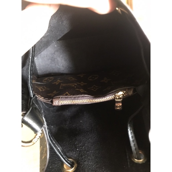 Túi bucket da thật mini lờ vê 20cm