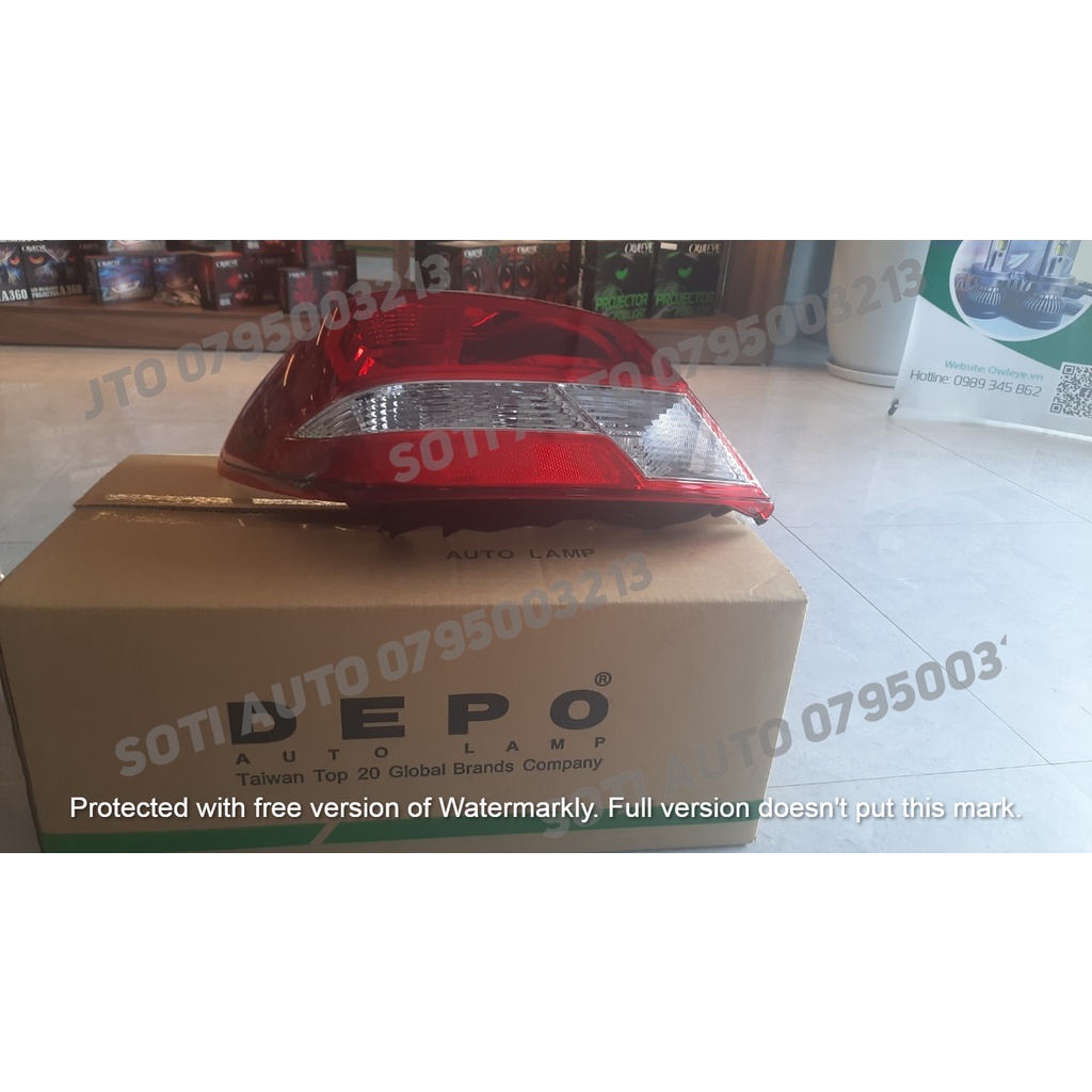 Đèn hậu Mitsubishi Attrage không Led DEPO, LH