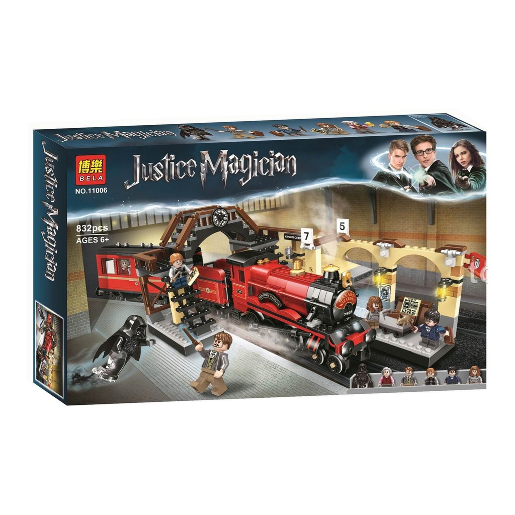 No 6060 BLA 11006 Lắp ghép Tàu Vận Chuyển Hogwarts - Đồ chơi Xếp hình Mô hình Harry Potter 75955
