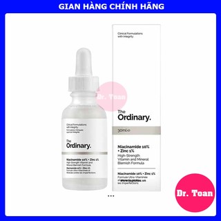 Serum B3 The Ordinary Niacinamide 10% + Zinc 1% mờ thâm mụn, giảm mụn