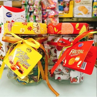 Hộp Kẹo Butter Toffees Collection Arcor 300g phiên bản Tết 4 vị Butter milk , chocolate, coffee, mint