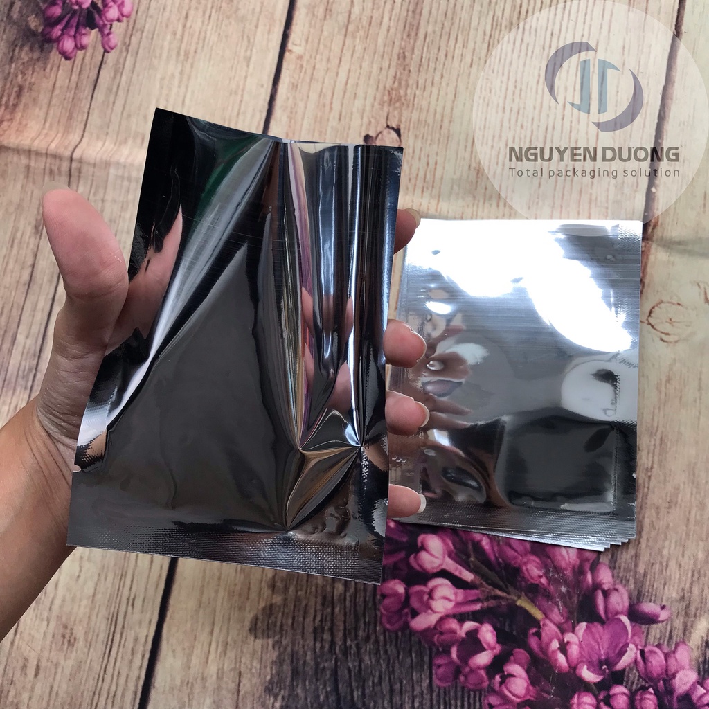1Kg Túi ba biên Mpet Bạc bóng