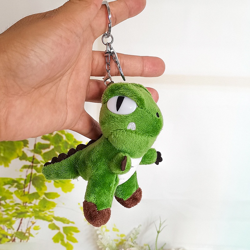 Móc Khóa Hình Khủng Long Nhồi Bông Dễ Thương