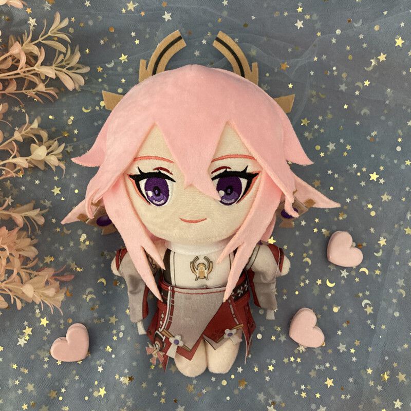 Cute Genshin Impact Yae Miko Yun Jin Plush Toy AlHaitham Tighnari Cyno Doll Kid Gift