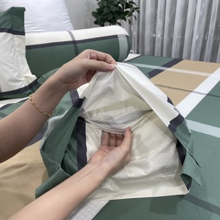 Bộ Ga Bọc (không chăn)Cotton Basic Edena, 4 món siêu rẻ, nhiều màu