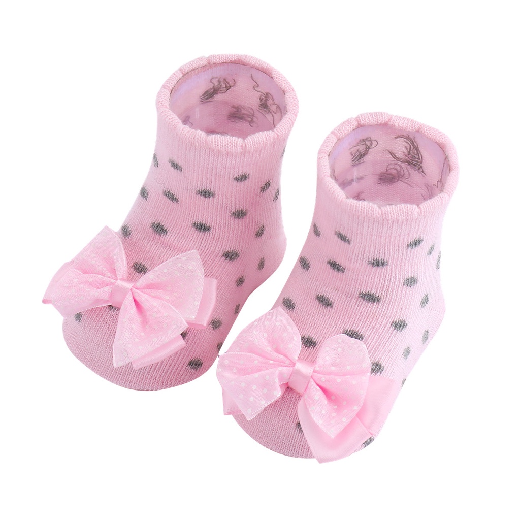 Vớ Cotton ĐíNh Nơ Dễ Thương Cho Bé GáI