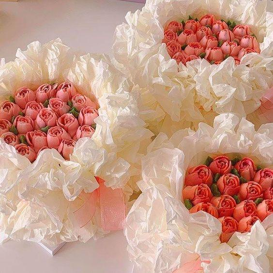 Đui Bắt Kem 3D Nga, đuôi bắt hoa 3 cánh, đui 3D Nga dùng trang trí bánh sinh nhật, bánh cupcake hình bó hoa