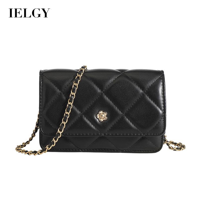 Túi Đeo Chéo Hình Vuông Nhỏ Màu Đen Đơn Giản Thời Trang Cho Nữ