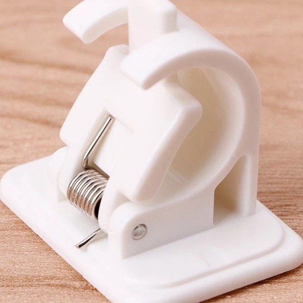 Bộ 2 Giá Đỡ Thanh Treo Rèm Tự Dính Không Cần Khoan Có Thể Điều Chỉnh