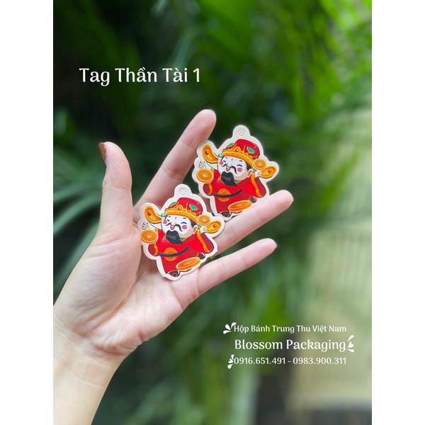 Liễng/thẻ treo tag Mèo Thần Tài, Kỳ Lân, Nhâm Dần
