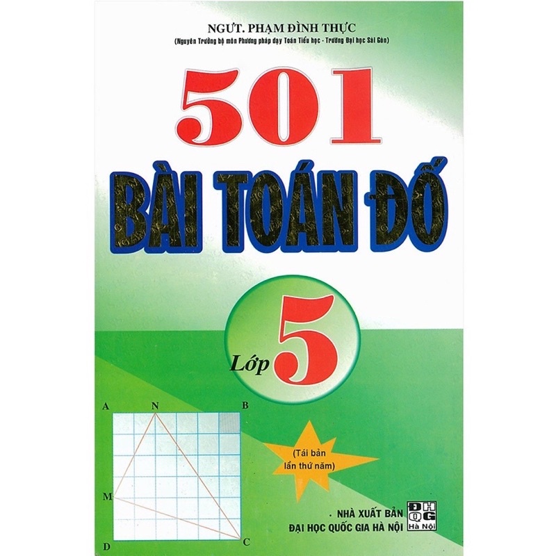 Sách - 501 Bài Toán Đố Lớp 5