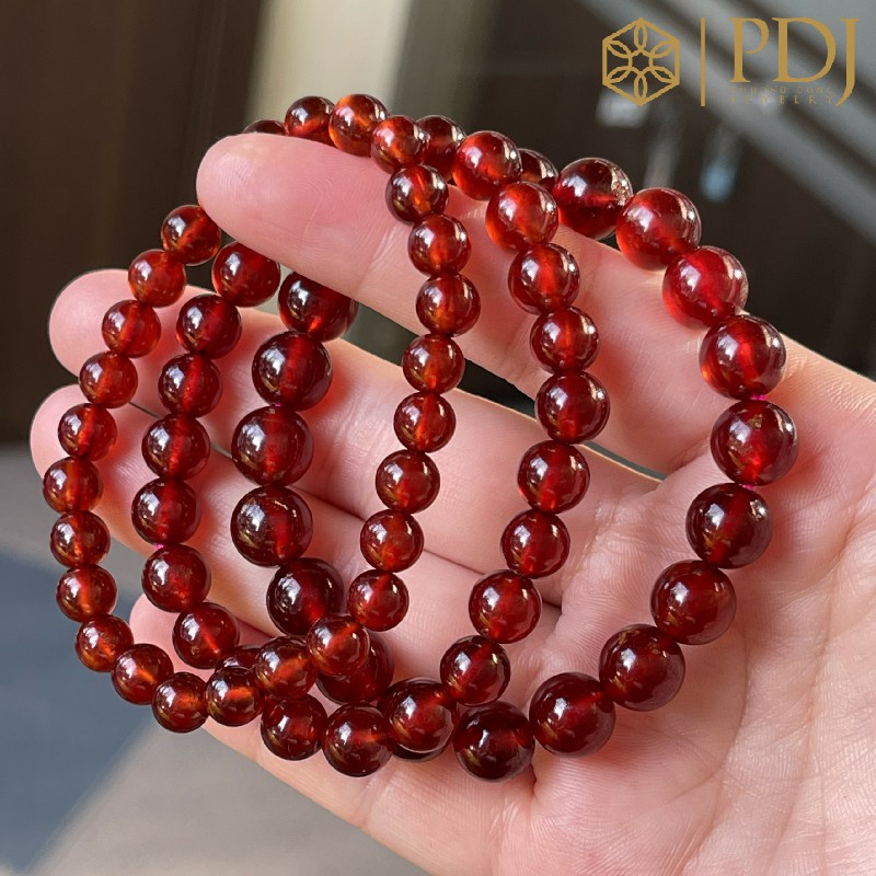 Vòng tay đá Granat PDJ - Tặng hộp đựng cao cấp - SP000475 - Trang sức PDJ