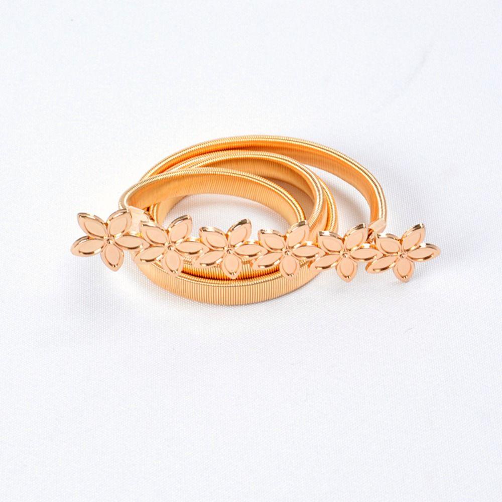 Thắt Lưng Co Giãn Bằng Kim Loại Dành Cho Nữ