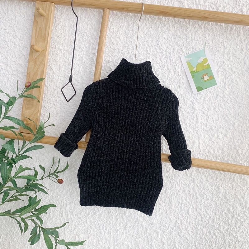 ÁO LEN TUYẾT CAO CỔ HÀNG QUẢNG CHÂU CHO BÉ TRAI VÀ BÉ GÁI