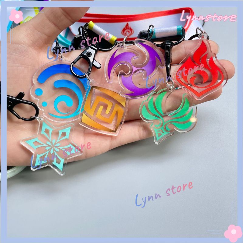 Genshin IMPACT Bus ID Vỏ bảo vệ Thẻ học sinh Nilou Layla Yelan Cyno Dori Collei Nahida Tighnari Card Campus Access Door Credit Card Holder Bag Set Key Chain