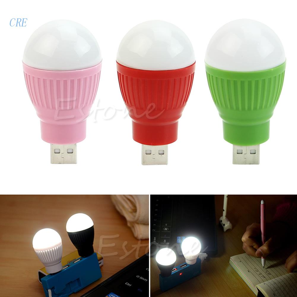 Bóng Đèn LED USB Mini 5W Di Động Tiện Dụng Cho Máy Tính / Laptop