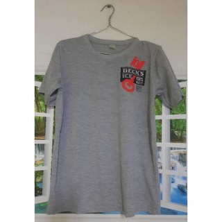 Áo thun si màu xám. Chất vải mịn, xịn. Size M