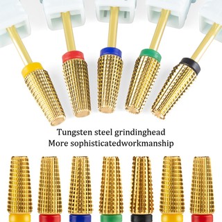 Vàng đầu mài móng bằng thép vonfram bộ dụng cụ mài móng tay 100% chuyên dụng 0603345