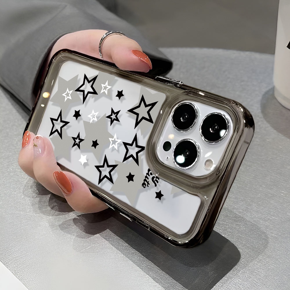 Ốp Điện Thoại Trong Suốt In Hình Vũ Trụ Màu gradient Cho iphone 14ProMax 13 11 12 7Plus X XR XS Max